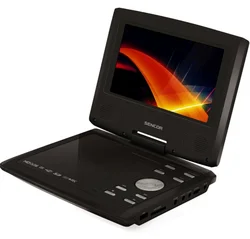 SENCOR SPV 7723M4 přenosný DVD přehrávač s TV,LCD 18 cm,DVD+HD DVB-T,2xUSB,