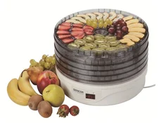 Sencor Sušička ovoce SFD 128E, 250 W, Suší ovoce, zeleninu, houby, bylinky, maso , 5 sušící podnosy