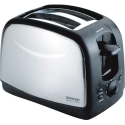 Sencor Topinkovač STS 2651, 850 W, pro přípravu 2 toastů, časovač - 7 stupňů, opakovaný ohřev, rozpékání