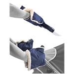 Sensillo Rukávník na kočárek 2 ks 45x21 navy