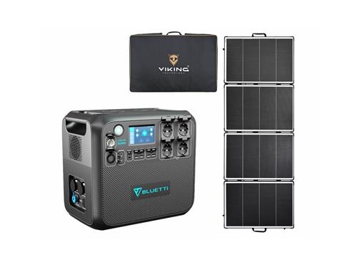 Set bateriový generátor AC200MAX + solární panel Viking HPD400