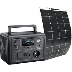 Set bateriový generátor BLUETTI EB3A a solární panel Viking LE120