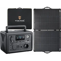 Set bateriový generátor BLUETTI EB3A a solární panel Viking LVP120