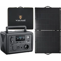 Set bateriový generátor BLUETTI EB3A a solární panel Viking LVP200