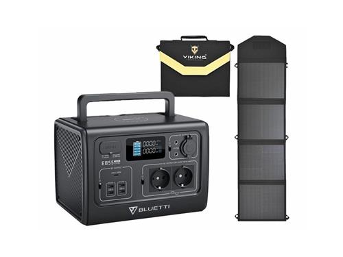 Set bateriový generátor BLUETTI EB55 a solární panel Viking L60