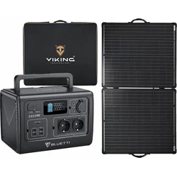 Set bateriový generátor BLUETTI EB55 a solární panel Viking LVP200