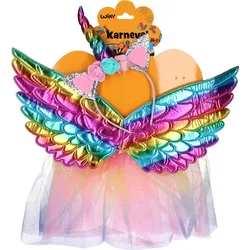 Set karneval W026057 - jednorožec barevný