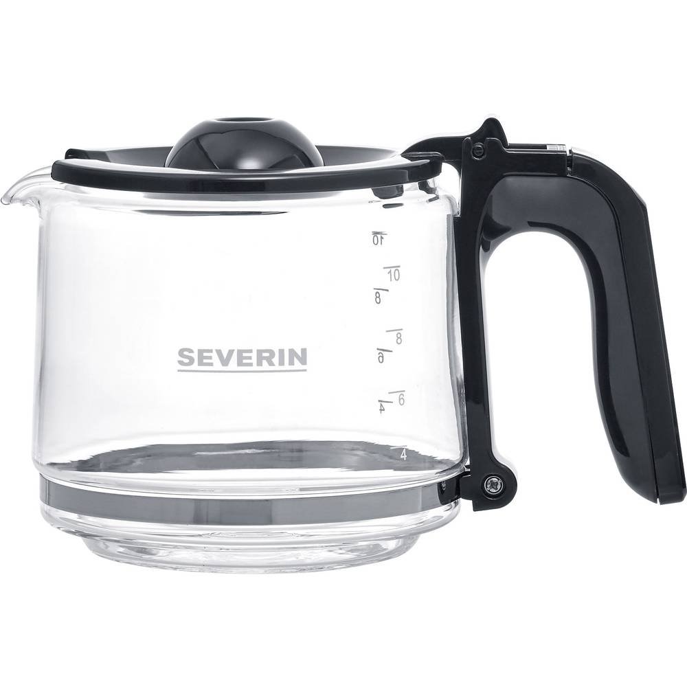 Severin KA 4825, nerezová oceľ/čierna farba