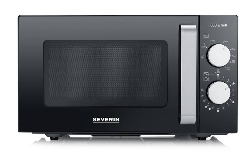 Severin MW 7762, čierna/nerezová