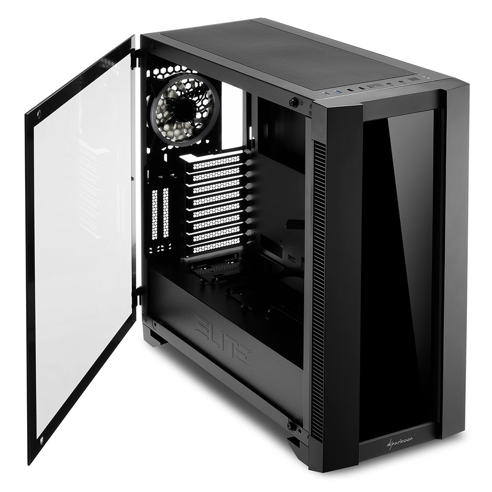SHARKOON ELITE SHARK CA200G černá