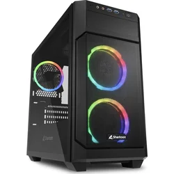 SHARKOON RGB V1000 mATX MicroTower Black