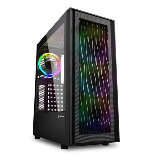 SHARKOON RGB Wave ATX MidiTower Black