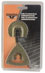SHARKS Sada 2 ks nástavců pro multifunkční brusky