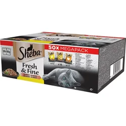 Sheba Fresh&Fine drůbeží výběr 50x50g