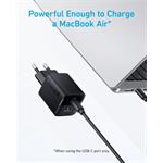 Sieťová nabíjačka Anker 323 33W, 1xUSB-C, 1xUSB-A čierna