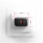 Sieťová nabíjačka AXAGON ACU-PQ67 GaN 67 W, USB-A + USB-C, PD3.0/PPS/QC4+/SFC2.0/Apple