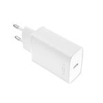 Sieťová nabíjačka FIXED s výstupom USB-C a podporou PD, 25 W, biela