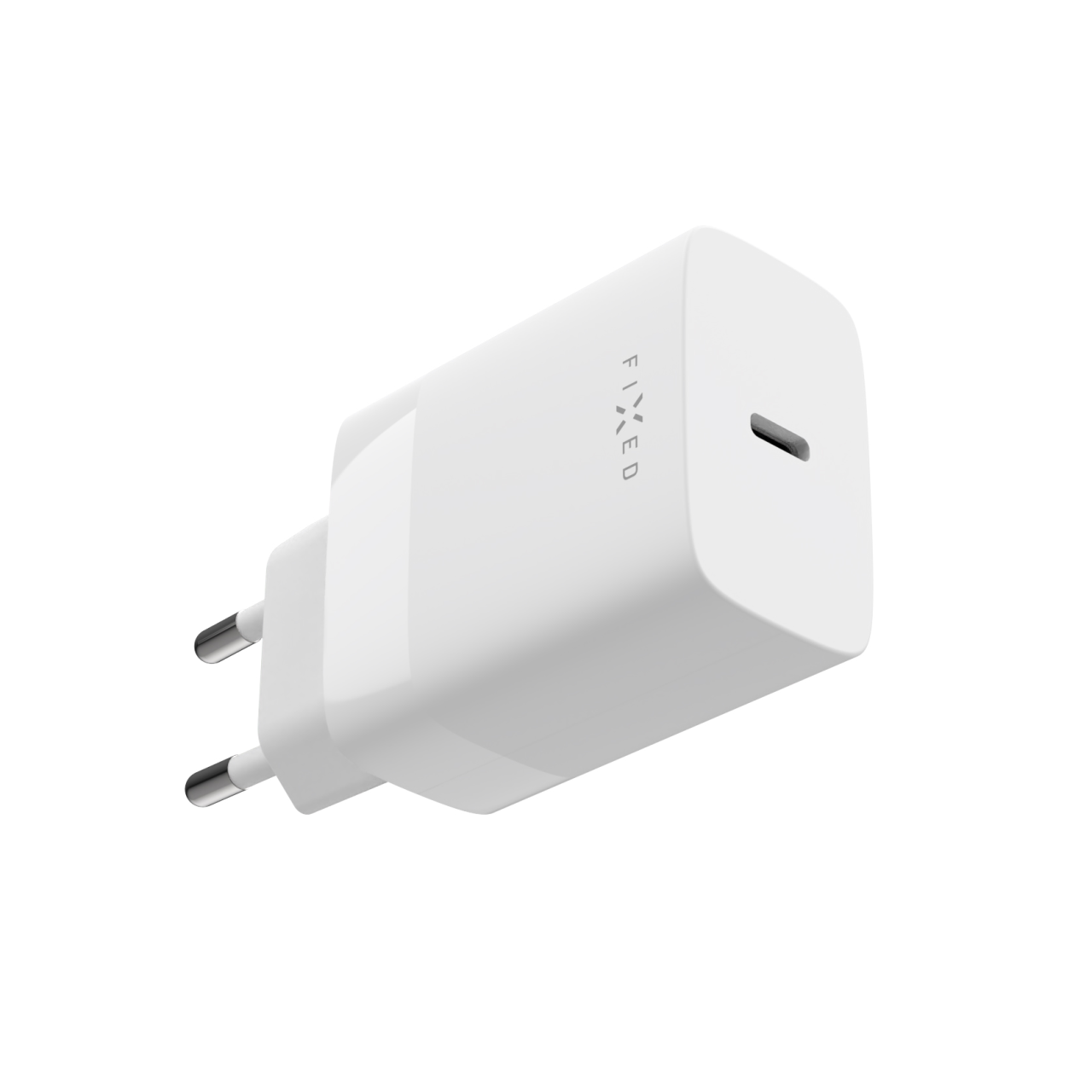 Sieťová nabíjačka FIXED s výstupom USB-C a podporou PD, 30 W, biela