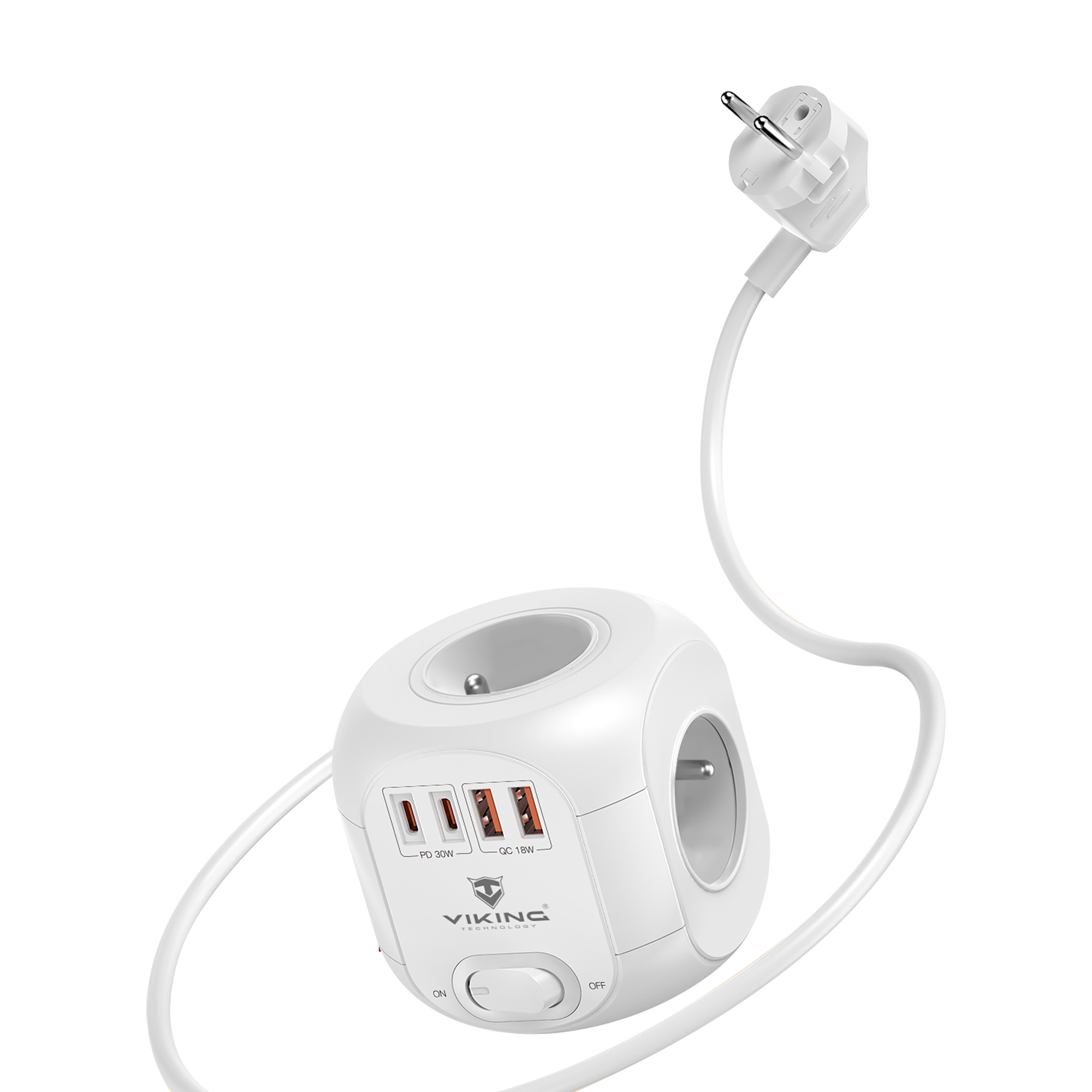 Sieťový adaptér Viking AC CUBE PD30