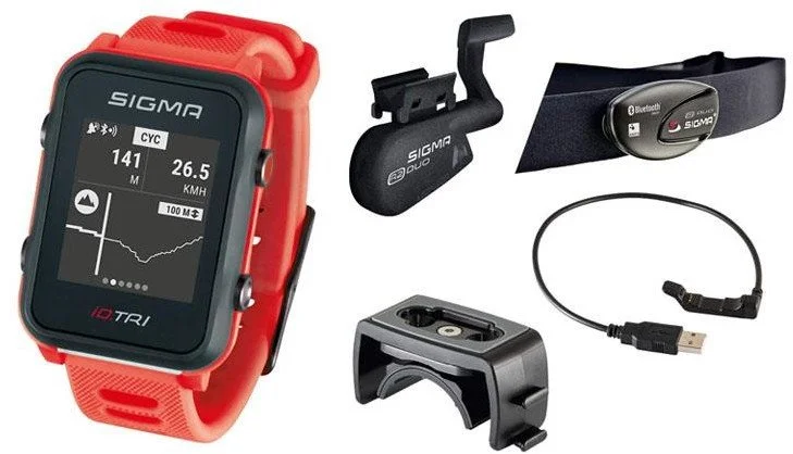SIGMA iD.TRI set - neon červená 24280