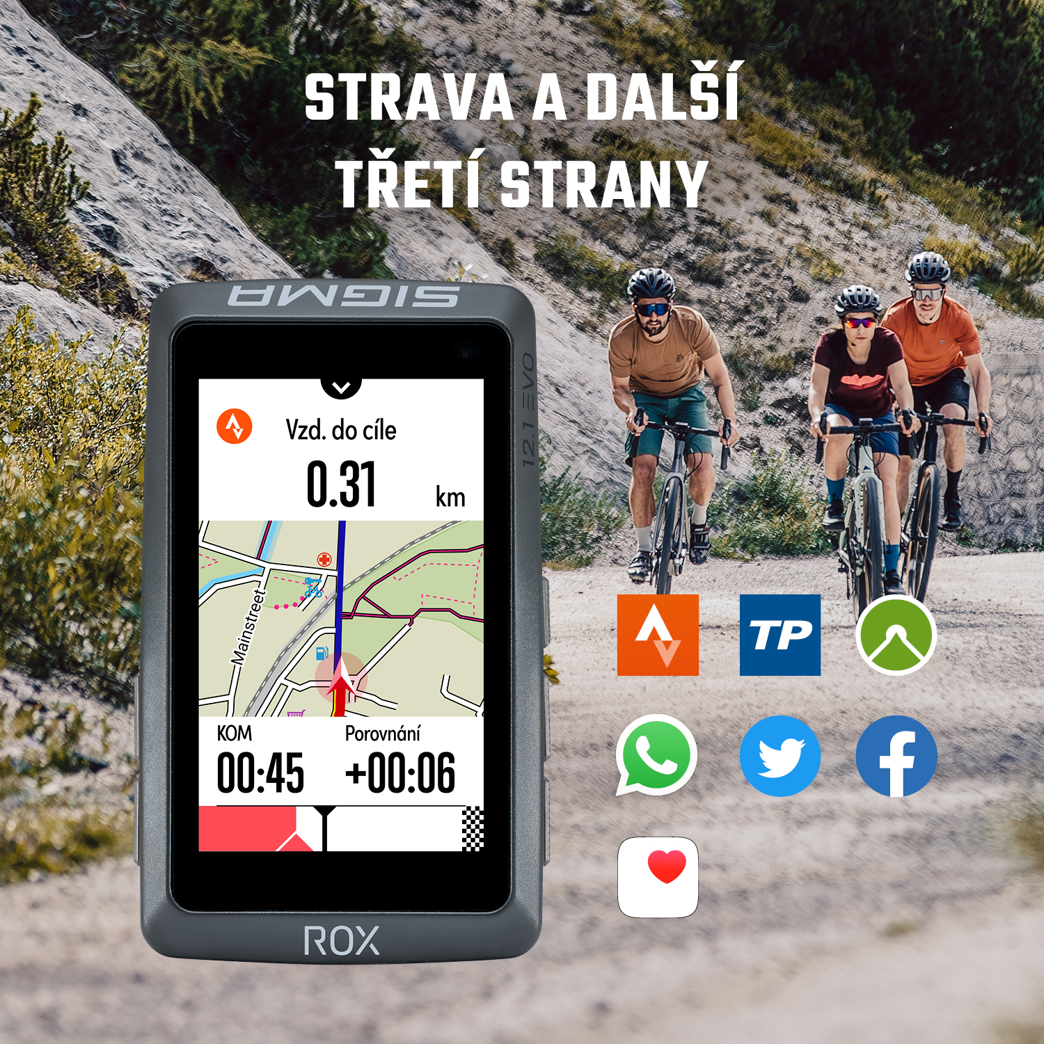 SIGMA ROX 12.1 EVO BASIC bílá