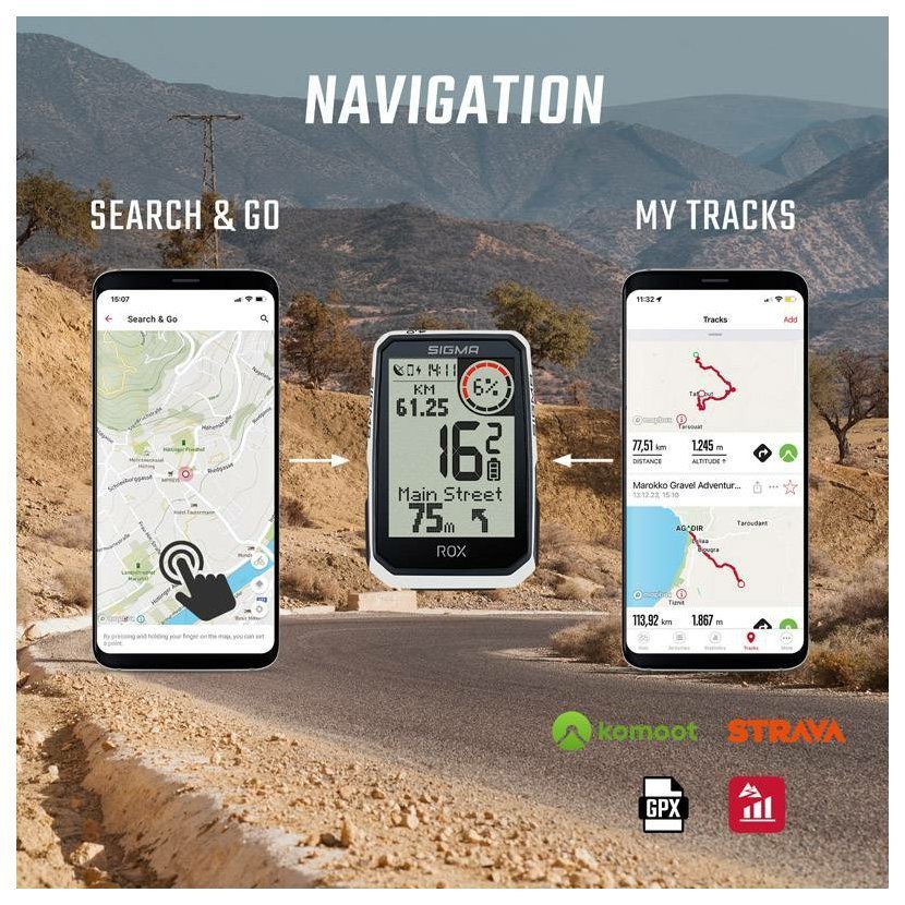 SIGMA ROX 4.0 Endurance HR Set bílá