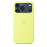 Silikónové puzdro Apple iPhone 17 Pro Max s MagSafe - Neónovo žlté