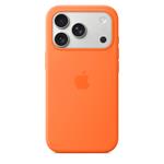 Silikónové puzdro Apple iPhone 17 Pro s MagSafe - Oranžové