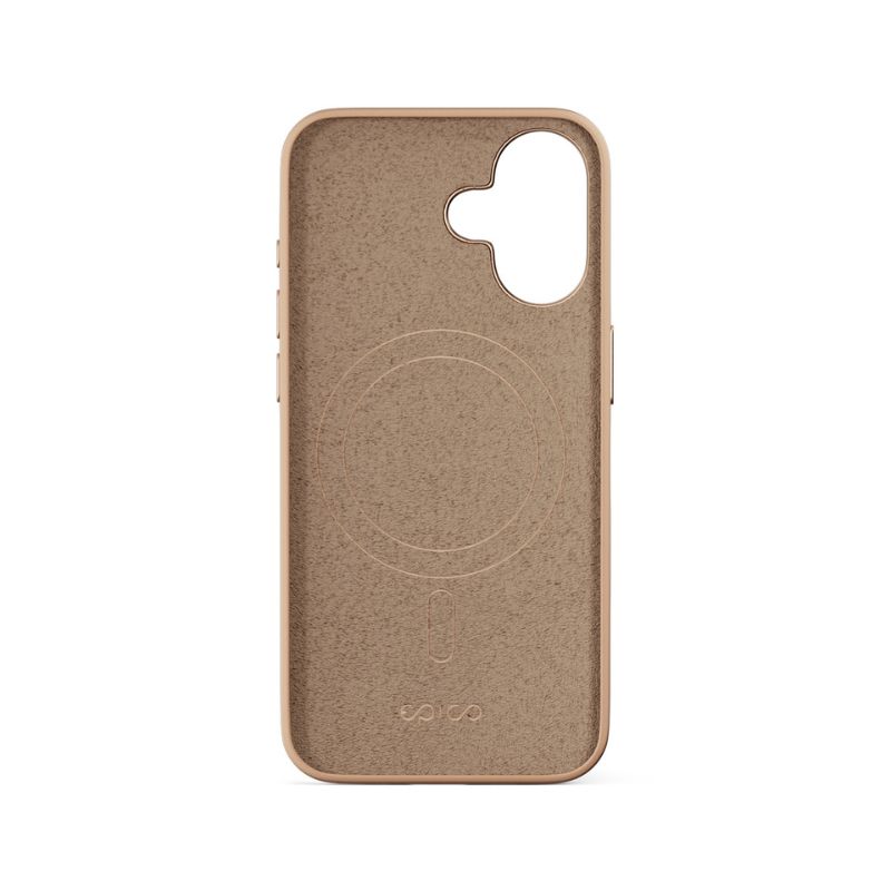 Silikónové puzdro Epico Mag+ pre iPhone 16 - Desert Titanium