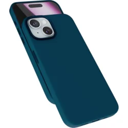 Silikónové puzdro Epico Mag+ pre iPhone 16 Plus - petrolejovo modré