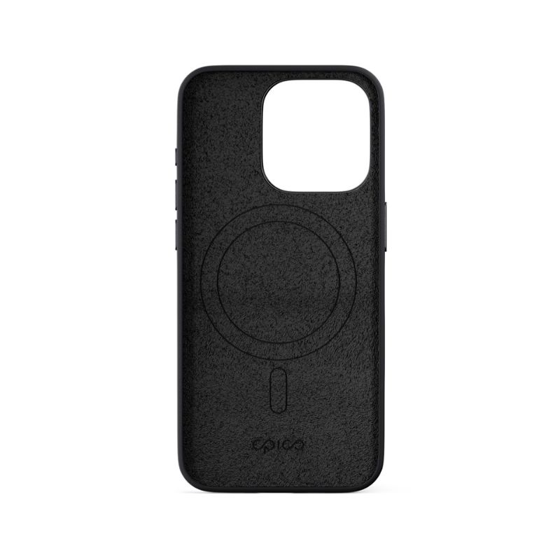 Silikónové puzdro Epico Mag+ pre iPhone 16 Pro - čierne