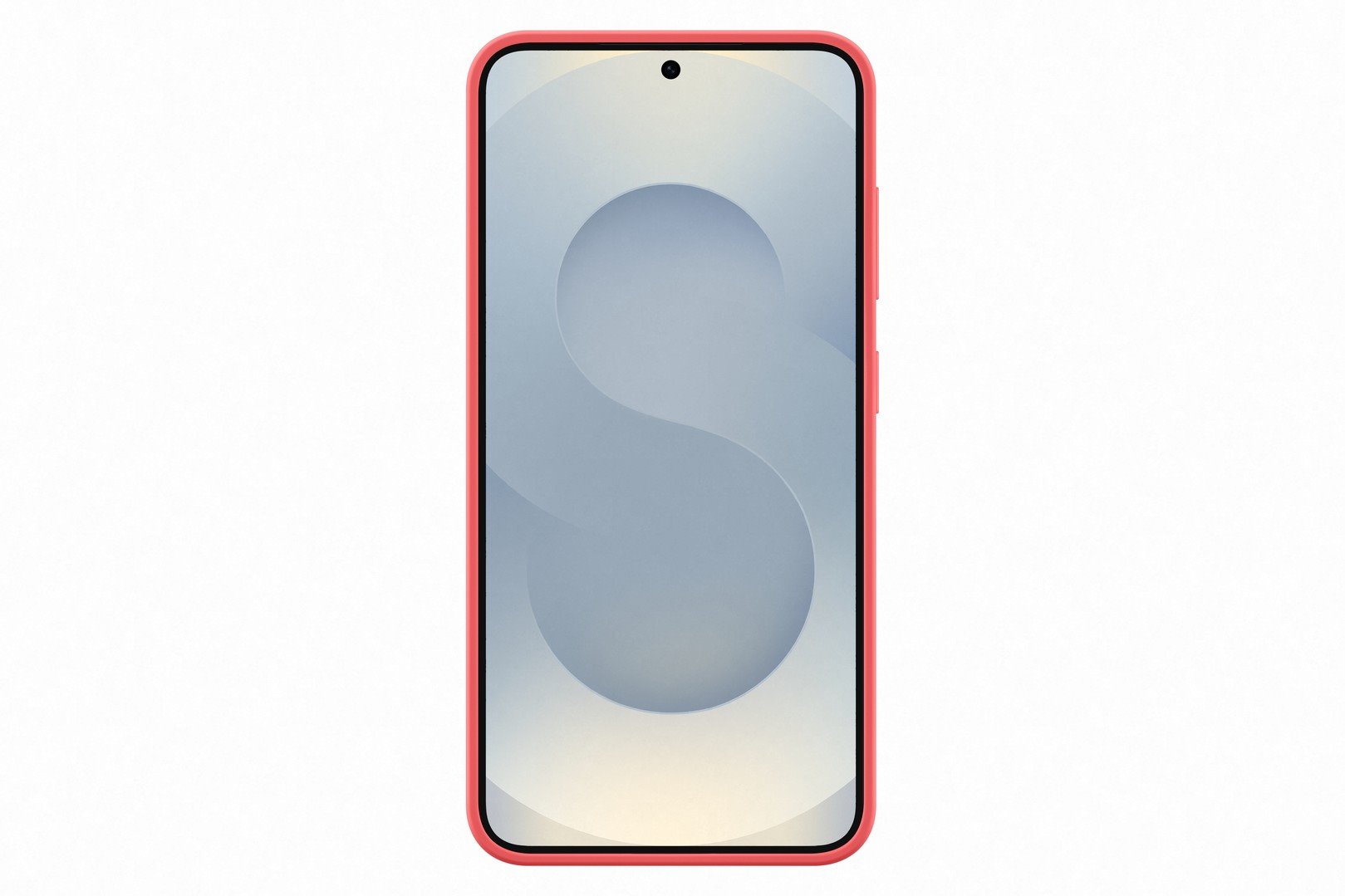 Silikónové puzdro Samsung Galaxy S25 červené