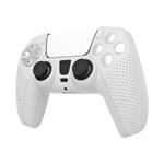 Silikónové puzdro White Shark BODY LOCK pre ovládač PS5, biele