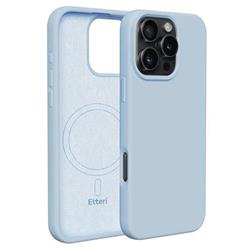 Silikónové TPU puzdro Etteri Mag pre iPhone 16 Pro svetlo modré