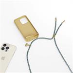 Silikónový kryt EPICO so šnúrkou na zavesenie pre iPhone 14 Plus (6,7") - pieskový