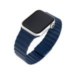 Silikónový remienok FIXED Magnetic Strap s magnetickým zapínaním pre Apple Watch 38 mm/40 mm, modrý FIXMST-436-BL