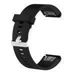Silikónový remienok FIXED pre Garmin QuickFit 20 mm, čierny