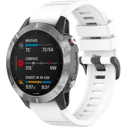 Silikónový remienok FIXED pre Garmin QuickFit 22 mm, biely