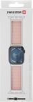 Silikónový remienok Swissten Magnetic pre Apple Watch 38/40/41 mm, ružová/cappuccino