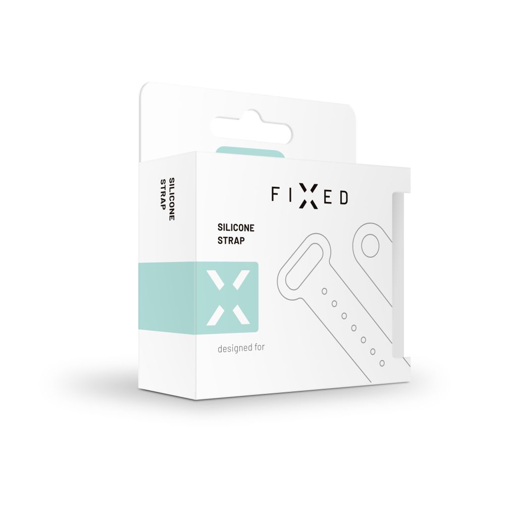 Silikonový řemínek FIXED Silicone Strap pro Xiaomi Mi Smart Band 7 Pro, červený