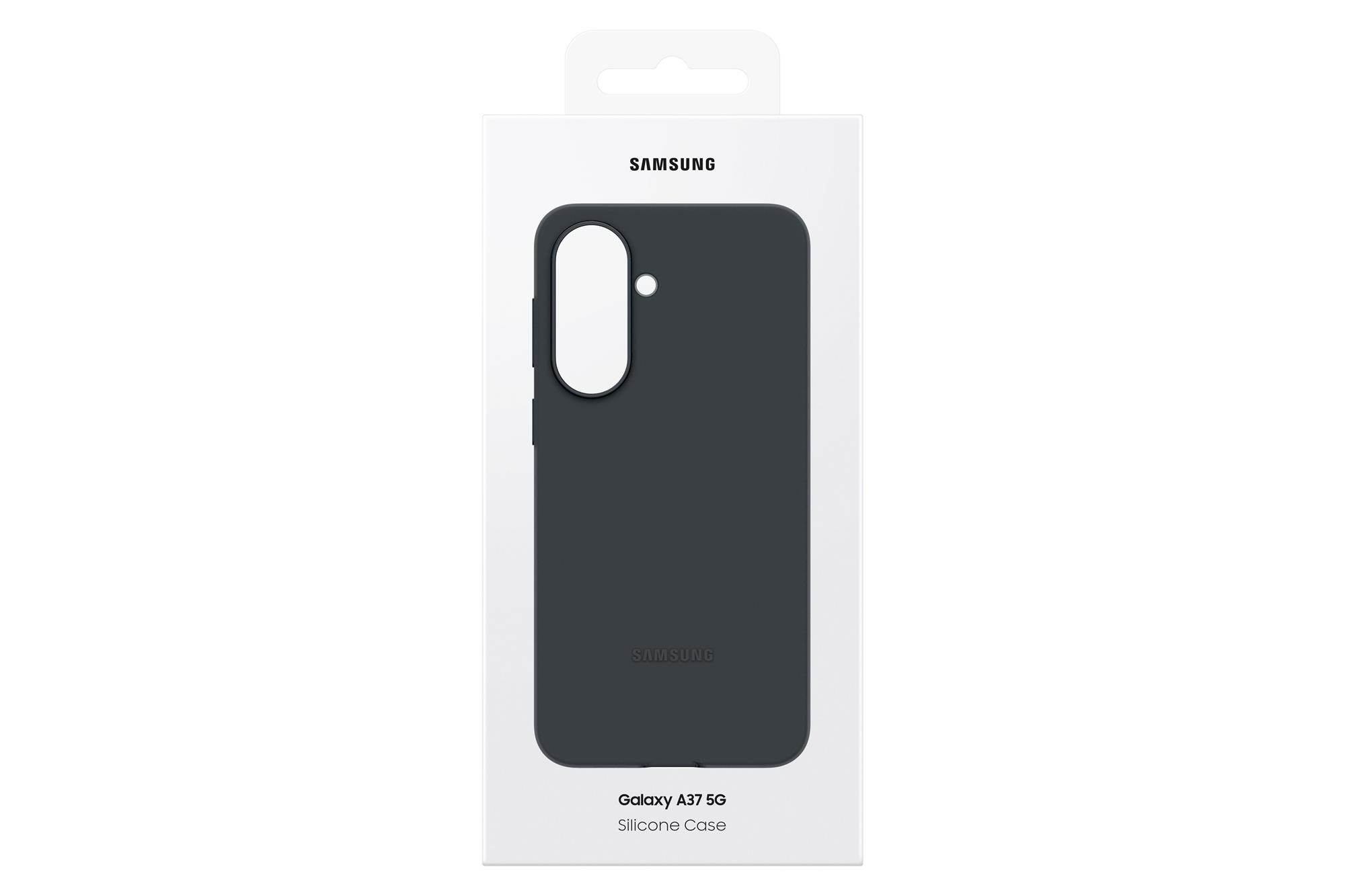 Silikónový zadný kryt Samsung pre Samsung Galaxy A37 čierny