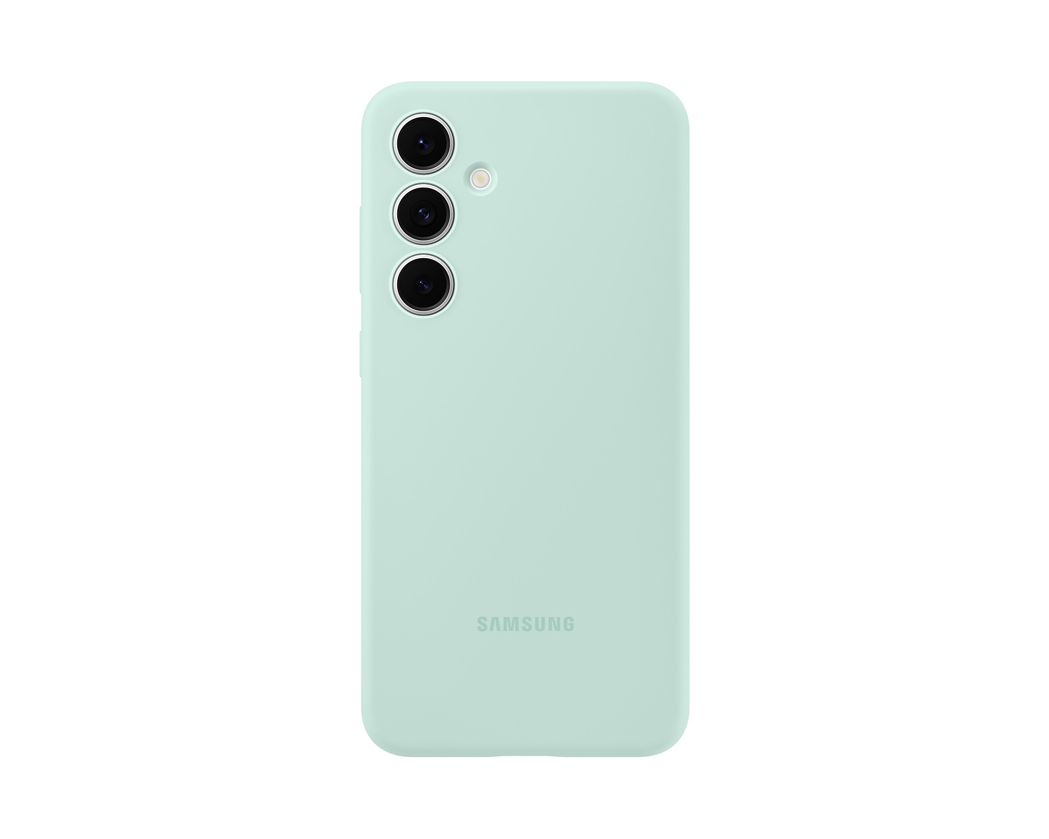 Silikónový zadný kryt Samsung pre Samsung Galaxy S24 FE mint