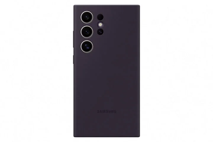 Silikónový zadný kryt Samsung pre Samsung Galaxy S24 Ultra fialový