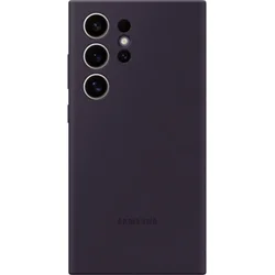 Silikónový zadný kryt Samsung pre Samsung Galaxy S24 Ultra fialový