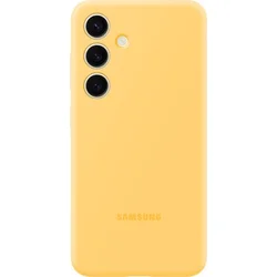 Silikónový zadný kryt Samsung pre Samsung Galaxy S24 žltý
