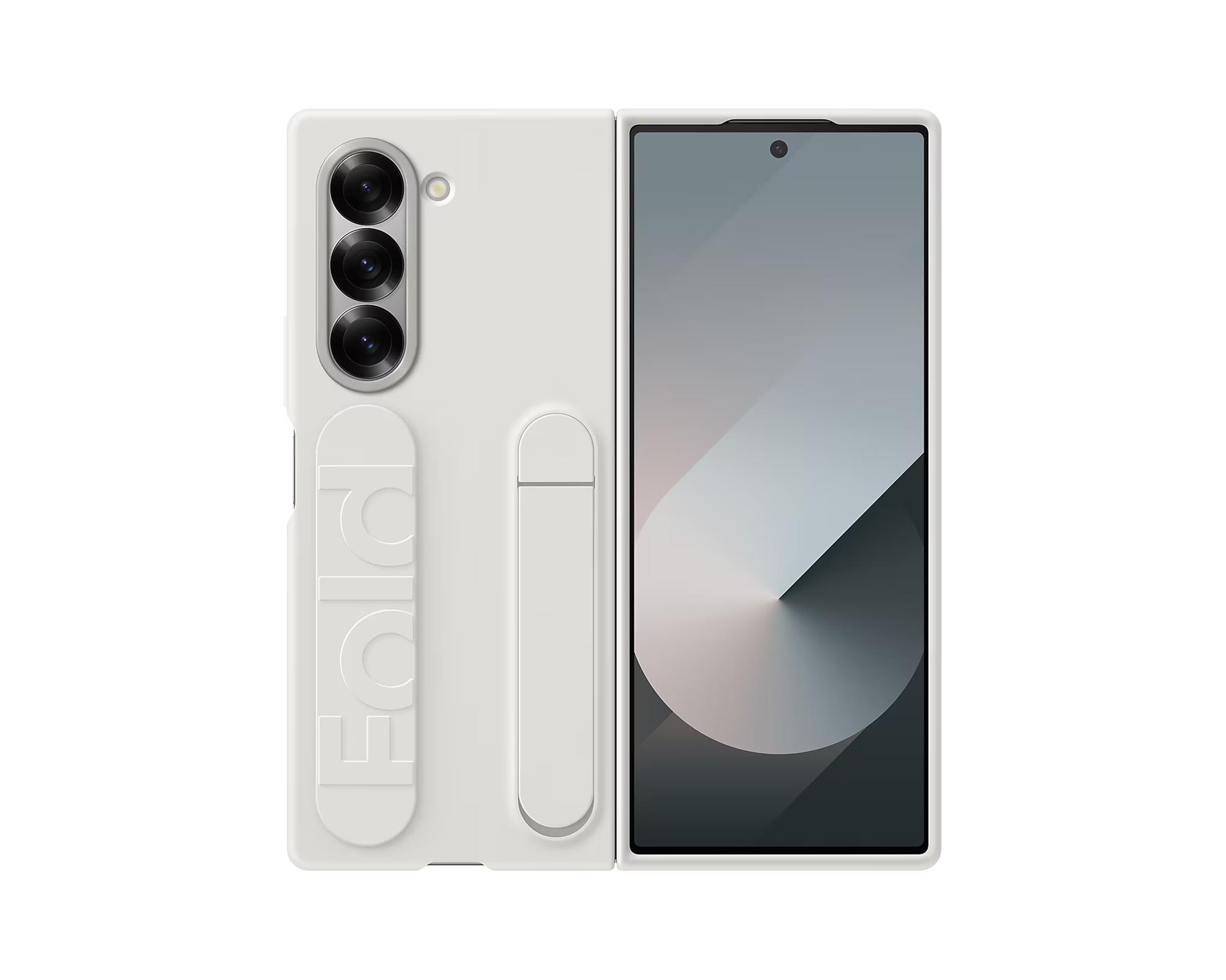 Silikónový zadný kryt Samsung pre Z Fold6 white