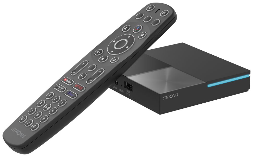 Silný android box SRT LEAP-S3 PRO, čierny