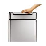 Simplehuman Dotykový odpadkový koš na tříděný odpad 48 l (24/24), hranatý, matná ocel