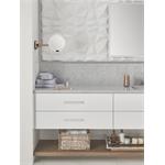 Simplehuman Kosmetické zrcátko na zeď Sensor, LED osvětlení, 5x, dobíjecí, Rose Gold