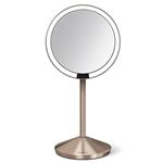Simplehuman Kosmetické zrcátko Sensor Tru-lux LED osvětlení, 10x zvětšení, AKU ROSE GOLD